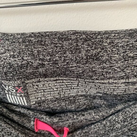 Victoria Secret’s VSX Grey Knockout Crop Leggings - Picture 7 of 9